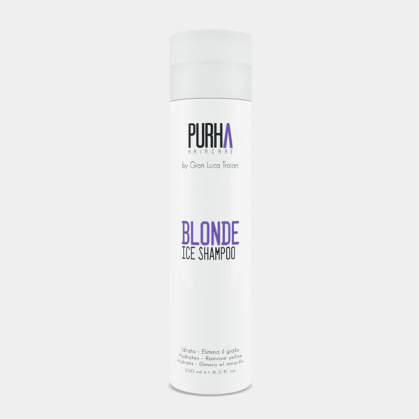 Shampoo antigiallo per capelli decolorati Blonde Ice Shampoo Purha Haircare Blonde Ice Shampoo